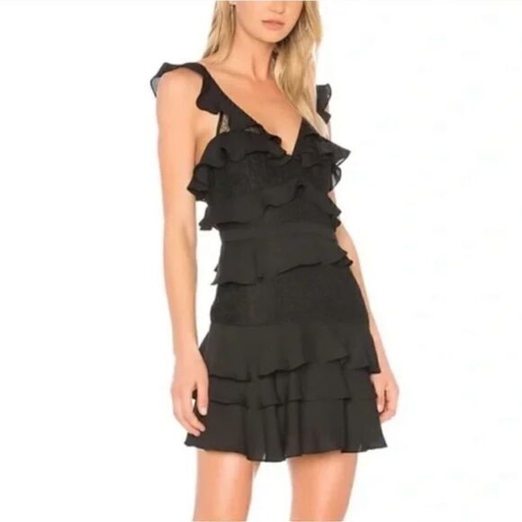Bardot BABYLON DRESS IN BLACK - Picture 1 of 10
